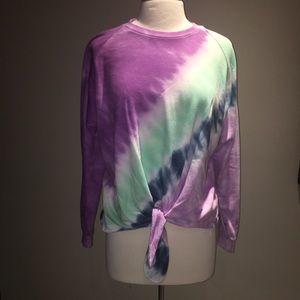 Womens tie dye sweater